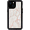 Rose Gold Marble iPhone 15 Waterproof Case